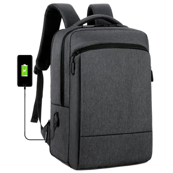 Large, Spacious Business Backpack with Expandable Capacity
