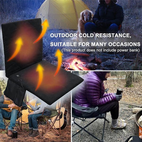 Heated Stadium Seats, Portable Heated Stadium Seats for Bleachers with Backrest for Sporting Events