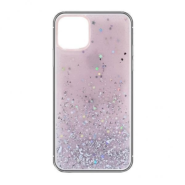2x Lyx Bling Paljett Stjärnglitter Skal För iPhone Rosa iPhoneXR_tfrf
