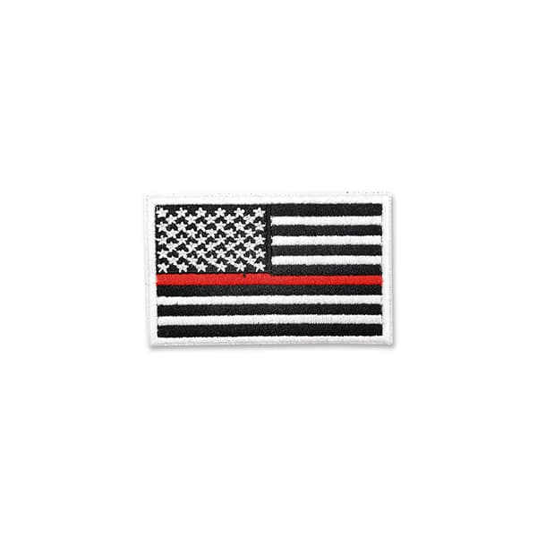 18 broderede amerikanske flagmønstre strygemærker