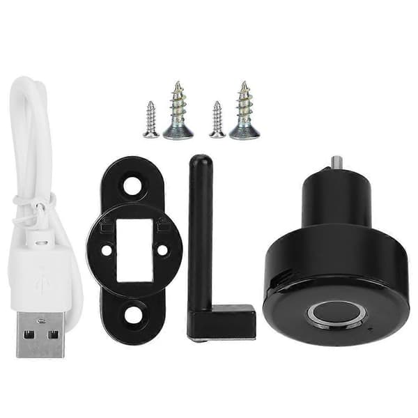 Smart Drawer Lock with Semiconductor Fingerprint Cabinet Lock, Home and Office Supplies