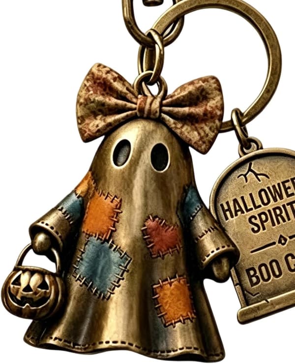 Halloween rumsdekoration Boo Crew i metall