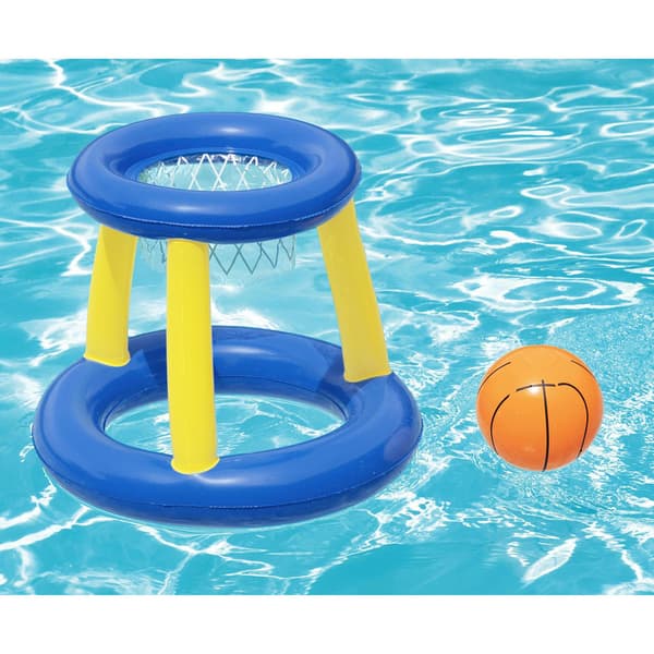 Inflatable Pool Volleyball Set with Volleyball Net Arches Thickened Safe Portable Inflatable Pool Game Set 52418