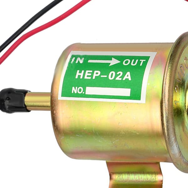 Electric Fuel Pump Universal Low Pressure Gas Accessory Replacement Part HEP 02A 12V