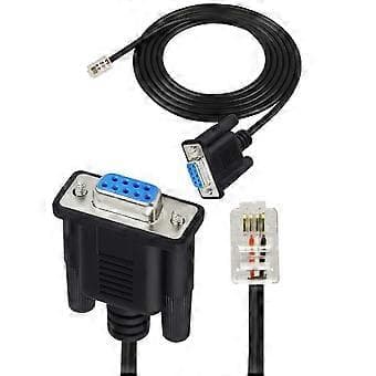 RS232 9-bens DB9 hun til RJ9 4P4C opdateringskabel til håndkontrol 93920