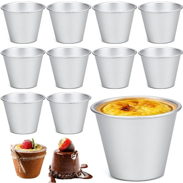Buddingform til bagning, DIY bagning buddingkop mini form, æggeform, muffin form, cupcake form - WELLNGS