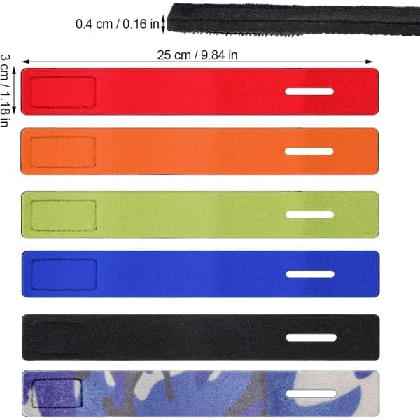 Fiskestang Wrap Strap Stangholder Elastisk Fiskeutstyr Stangbånd Kaste Stangbånd