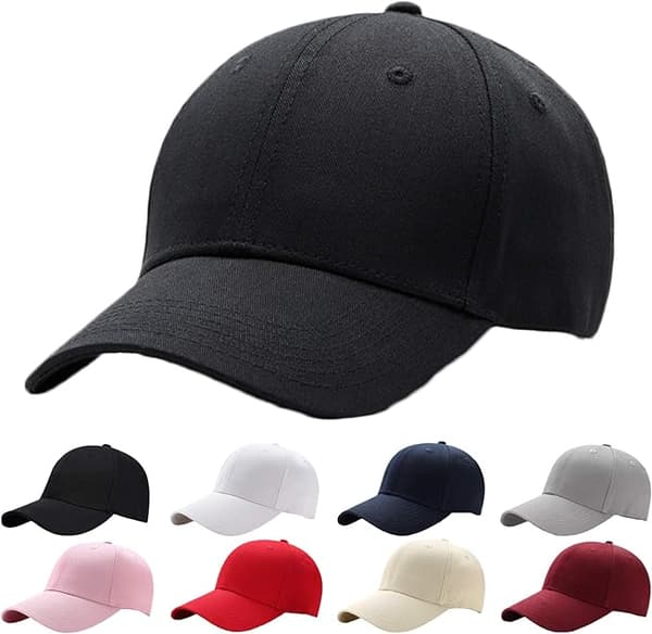 Eld Baseball Cap for Men Women - 100% Cotton, Black