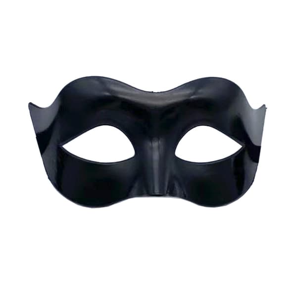 Sort mat klassisk venetiansk maske, maskerade, burlesk bold