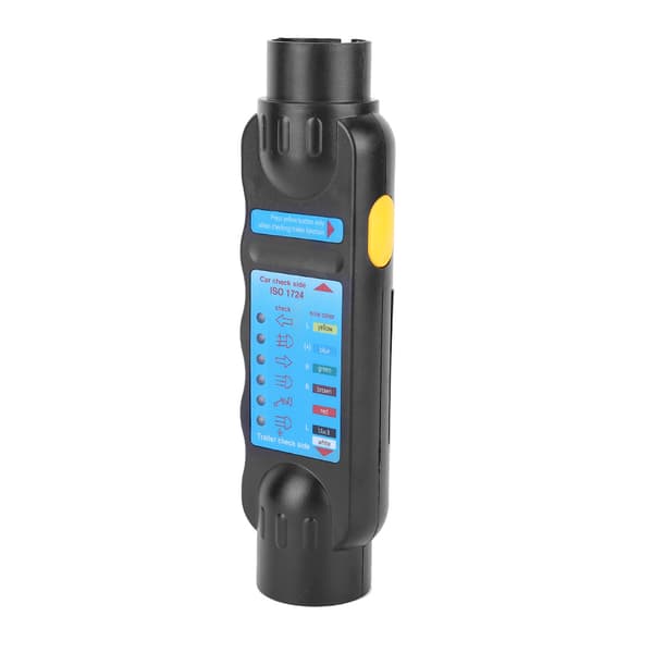 7-pin Trailer Plug Socket Tester Wiring Circuit Light Test Tool Resistance 12V