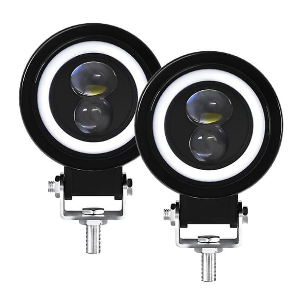 Motorcykel LED Forlygte Højintensiv Spotlys Kørelys 2 stk 2pcs