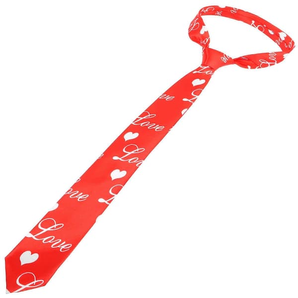 Skjerf Mote Kjærlighet Slips Valentinsdag Skjerf Ferie Slips Valentinsdag Kostyme Tilbehør