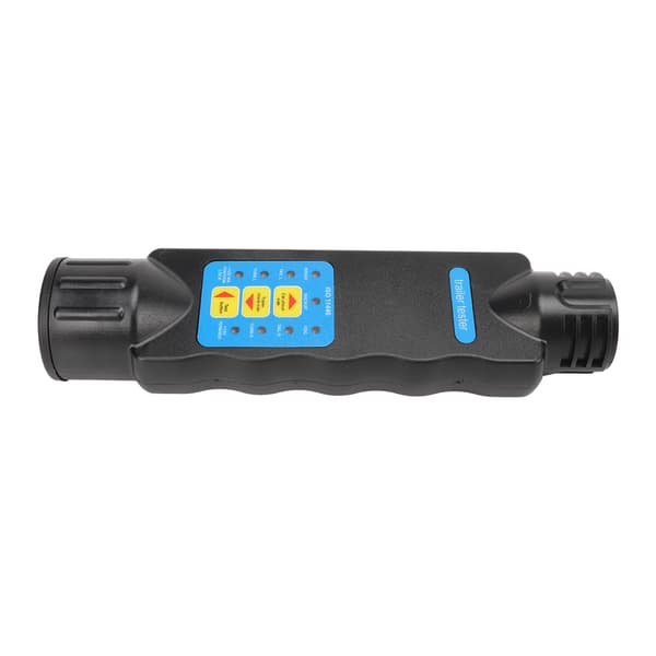 Trailer Tester 12V 13-polet trailerlysstik, stik, ledningsnet, testdiagnoseværktøj, modstandstest, fejldetektering til campingvogn, trailer