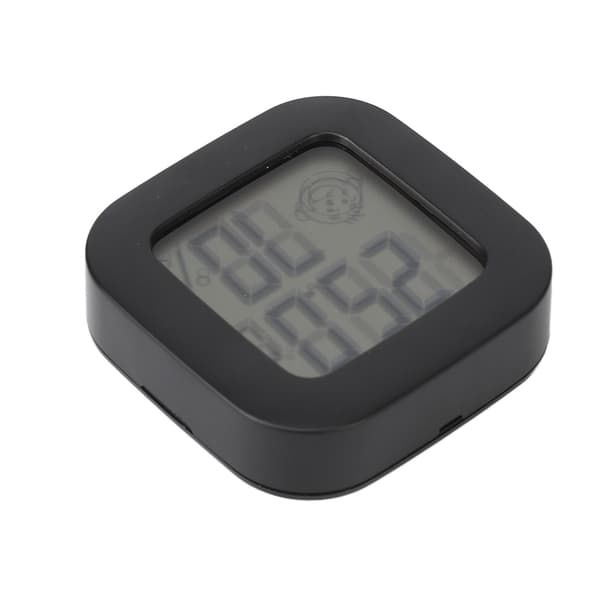 Temperature Humidity Meter Mini LCD Display Portable Electric Hygrometer for Home Office Black