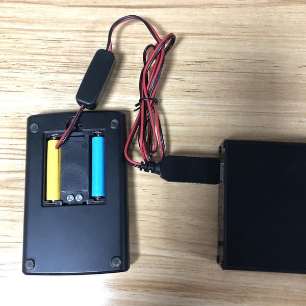 3V AA Batteri Eliminator USB C Strømforsyning Erstat 2xAA Batteri med Tænd/Sluk-knap