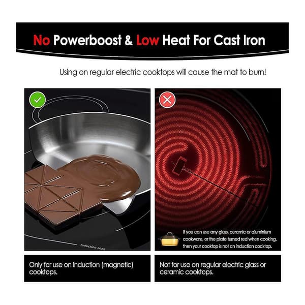 Induction Cooktop Protector Mat 20.4x30.7 inch, Electric Stove Burner Scratch Protector like Glass