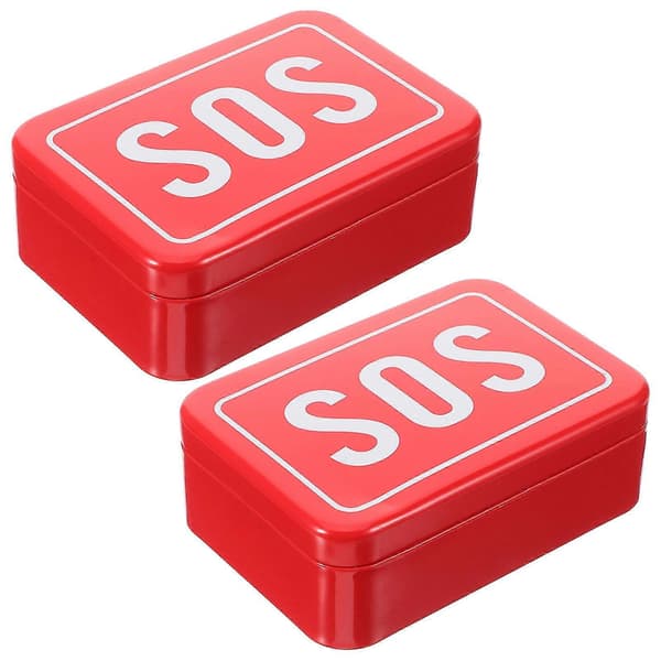 2st Outdoor Survival Box Survival Gear Storage Case Small Toolbox Camping Survival Items Organizer
