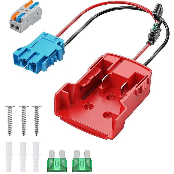 Strømadapter for batteri, Peg-Perego batteriadapter med ledningsnett-kontakt