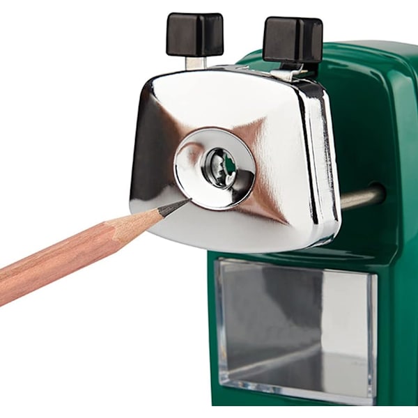 Pencil Sharpener, Hand-Cranked Pencil Sharpener, School and Office Desk Sharpener, Portable Pencil Sharpener, Rotary Sharpener for Students