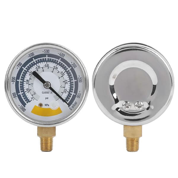 0-14psi NPT 1/8in Anslutning Vakuum Pump Lufttrycksmätare