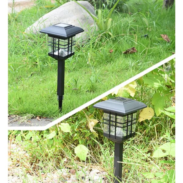 Solar Stigma Lamp Outdoor Waterproof Decorative Wall Lamp Garden Stigma Lawn Lamp Wall Lamp Warm Light