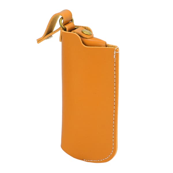 Rustic Leather Lighter Protective Case Handmade Leather Lighter Protective Case for Outdoor Camping Caramel-FA-