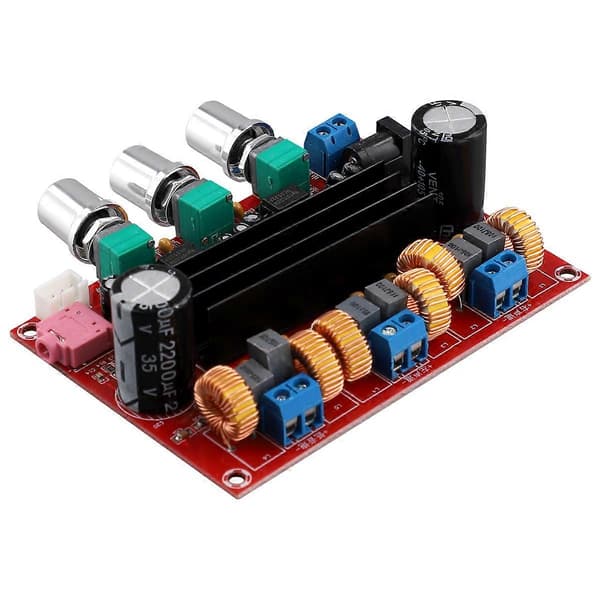 XH-M139 Lydforsterkerkort 2x50W+100W 2.1 Kanal Forsterkermoduler DC 12-24V for Lydsystem DI