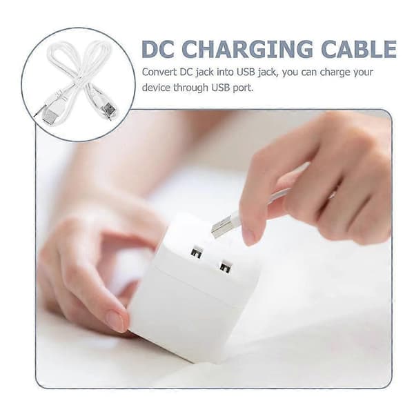 2 stk. erstatnings DC-opladerkabel | USB-opladerkabel - 2,5 mm