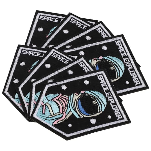 8st Adventure Pattern Embroidery Patch Sew On Stickers Clothes Applique DIY Clothing Decoration