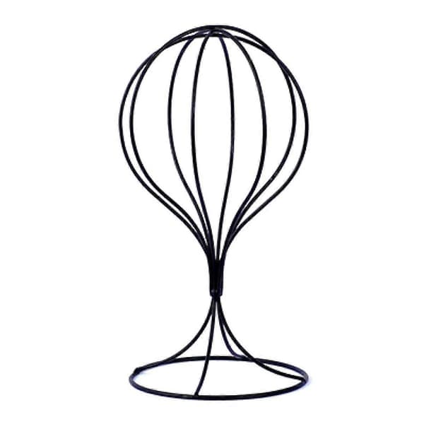 2 stk. moderne metal hat stativer, holdbare og stabile, til kasketter, parykker, hat display stativer, hat stativer til voksne, hat model stativer