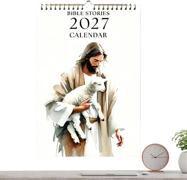 kalender 2027, januar – desember bibelhistorier-kalender -