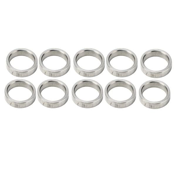 10 stk Skiveafstandsstykke 15 mm OD 12 mm ID Rustfrit Stål Tilbehørsdele Sæt 3515-0015-0040-FA-