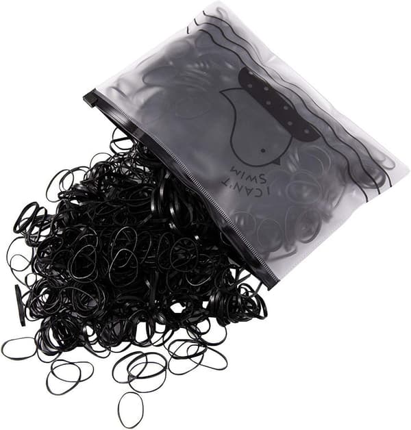 Mini elastiske hårstrikker Mini elastiske 800-pakning Mini hårstrikker små