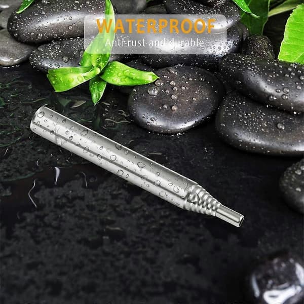 Pocket Bellows 3 st Blås Eldrör Rostfritt Stål Hopfällbar Blås Eldrör för Eldstad Barbeque Lägereld Blåsa Luft i en Eld Resa