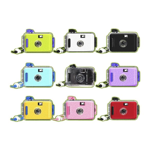 Analog 28mm film camera set (18 sheets color film)