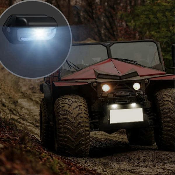Nummerpladelys LED Registreringslys Baglygter Universal 12v 24v Til Bil Trailer Køretøj Lastbil