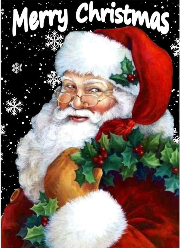 Christmas Diamond Painting Set - Beginner Santa's Smile 5D Diamond