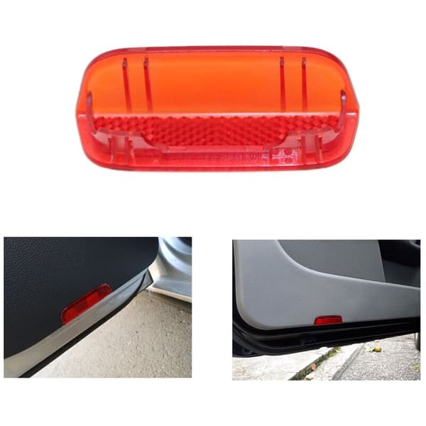 2 stk. indvendig dørpanel lampe linse reflektor rød 1KD947419 passer til B6 B7 CC MK5 MK6 Golf MK6