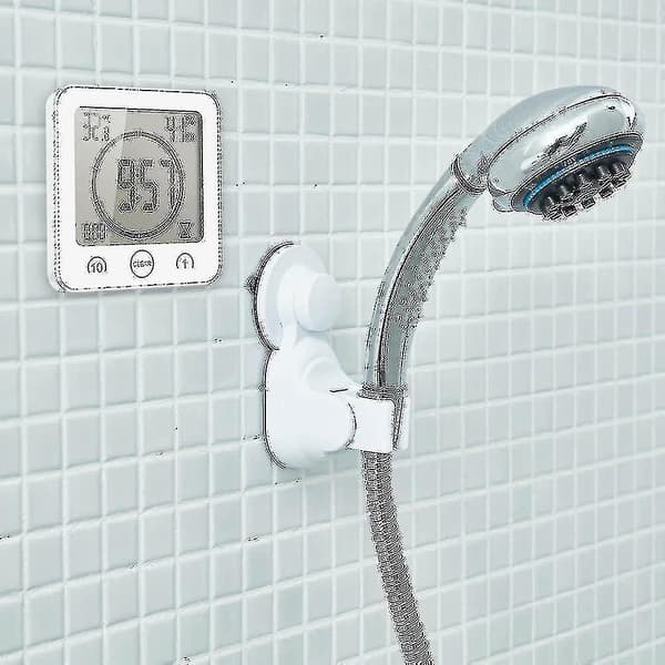 Waterproof Bathroom Clock And Timer For Shower, Digital Waterproof Shower Alarm Clock With Suction Cup, Waterproof Bathroom Wall Clock