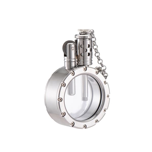 Transparent Messing Petroleum Lighter Herre Gave Messing Brass