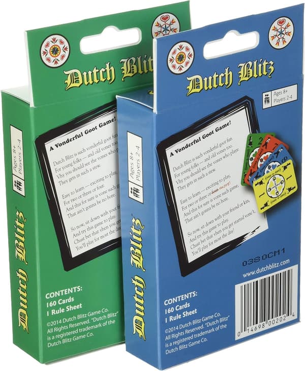 Dutch Blitz: Original og utvidelsespakke kombinasjonspakke