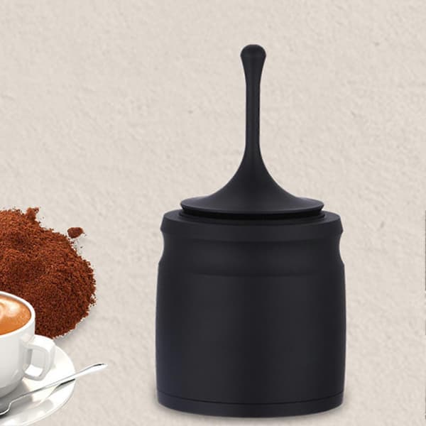 Portable Aluminum Coffee Grinder with Lid and Coffee Press, Kitchenware