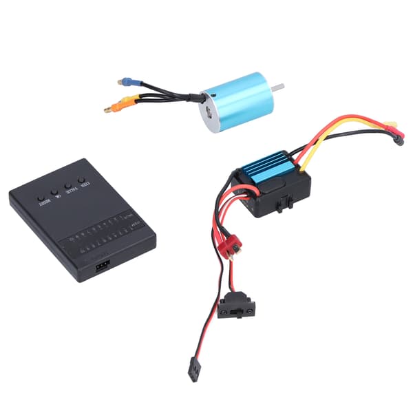 RC Bil 2838 3600KV 4P Sensorløs Børsteløs Motor+35A Børsteløs ESC+Programmeringskort