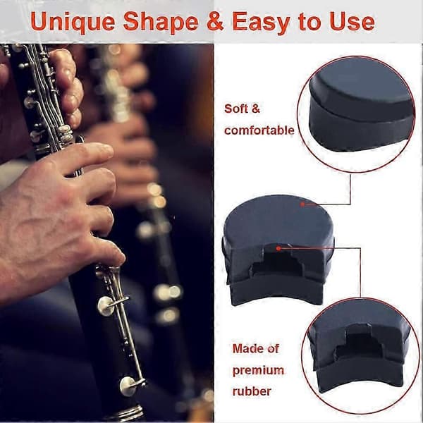 Silicone Clarinet Thumb Rest Professional Clarinet Thumb Protector for Most Clarinets
