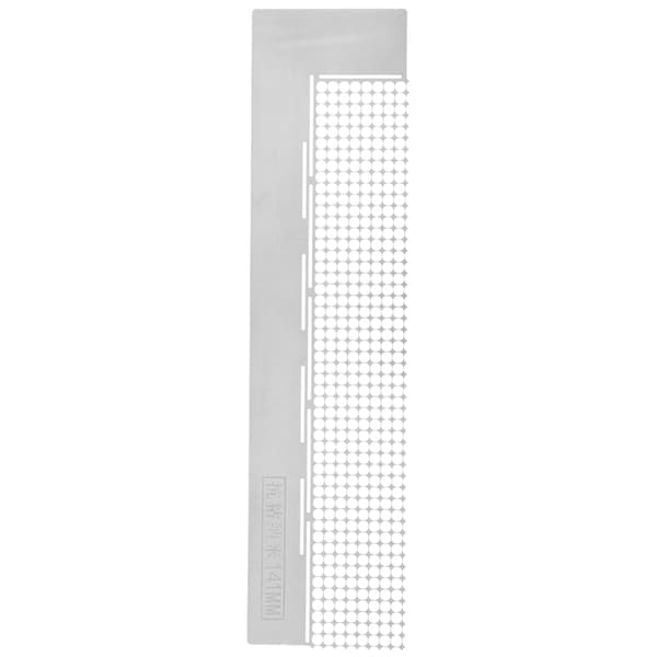 Diamantmalingslinjal DIY håndlaget 5D broderi i rustfritt stål med 400 hull