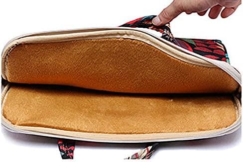 Blue - Canvas Laptop Bag 11.6-12 inch with Handle and Side Pocket
