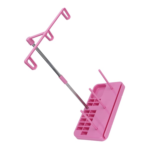 Trådstativ 3 spoler Holder Lett Wright Husholdningssymaskinverktøy for quilting DIY Rosa