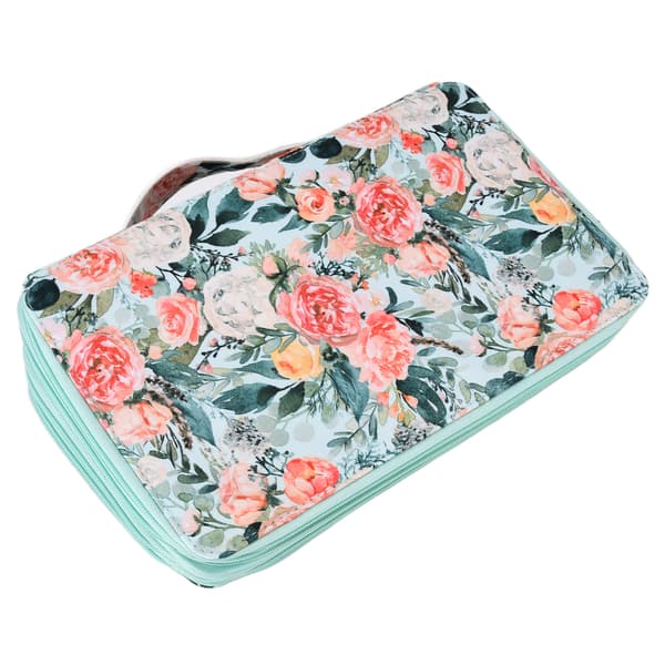 Pencil Case Large Capacity 300 Slots Exquisite Craftsmanship Durable Lightweight Portable Rose Pencil Case Green Rose