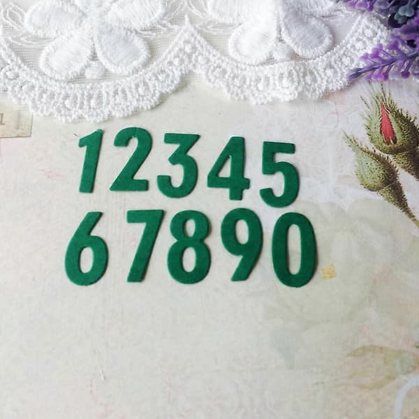 Number Metal Cutting Dies Stencil DIY Scrapbooking Embossing Paper Card Decor_tfrf