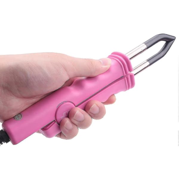 Hårforlængerjern Keratin Bonding Værktøj Varmekontakt Rosa EU-stik
